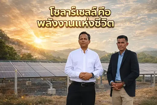 โซลาร์เซลล์คือพลังงานชีวิตมันคือทางรอดของชาวไทย
