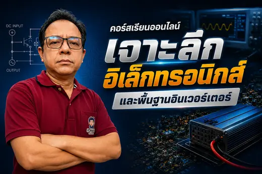 เจาะลึกอิเล็กทรอนิกส์และพื้นฐานอินเวอร์เตอร์
